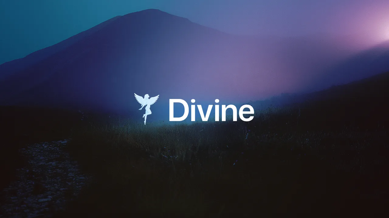 Divine brand asset featured on divine.inc