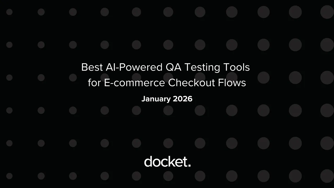 Docket brand asset featured on docketqa.com