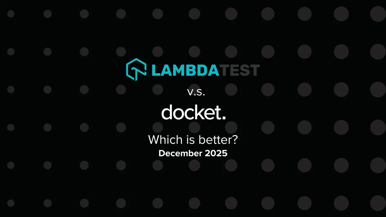 Docket brand asset featured on docketqa.com