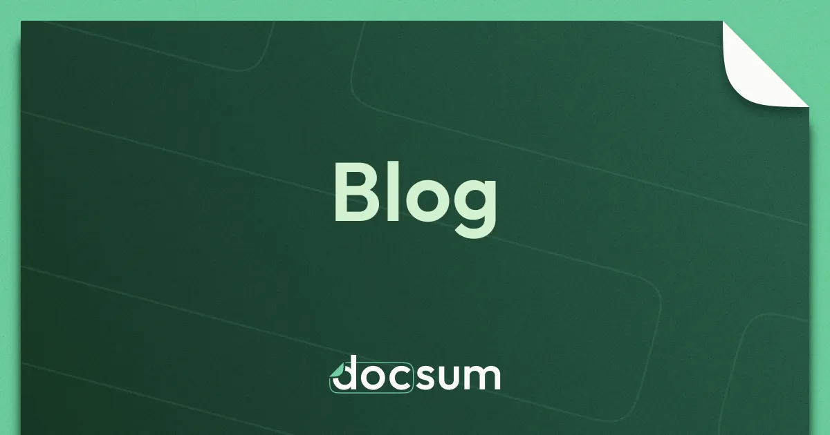Docsum brand asset featured on docsum.ai