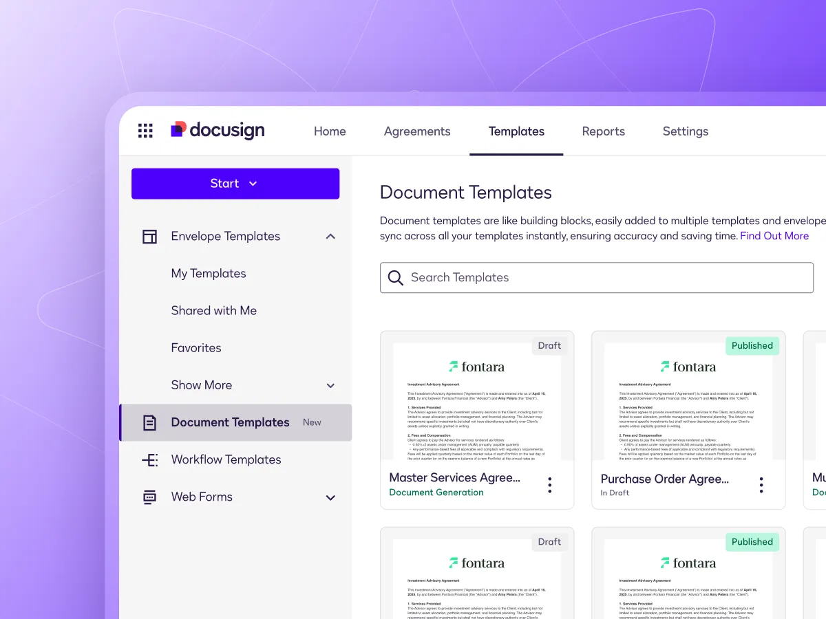 DocuSign brand asset featured on docusign.com