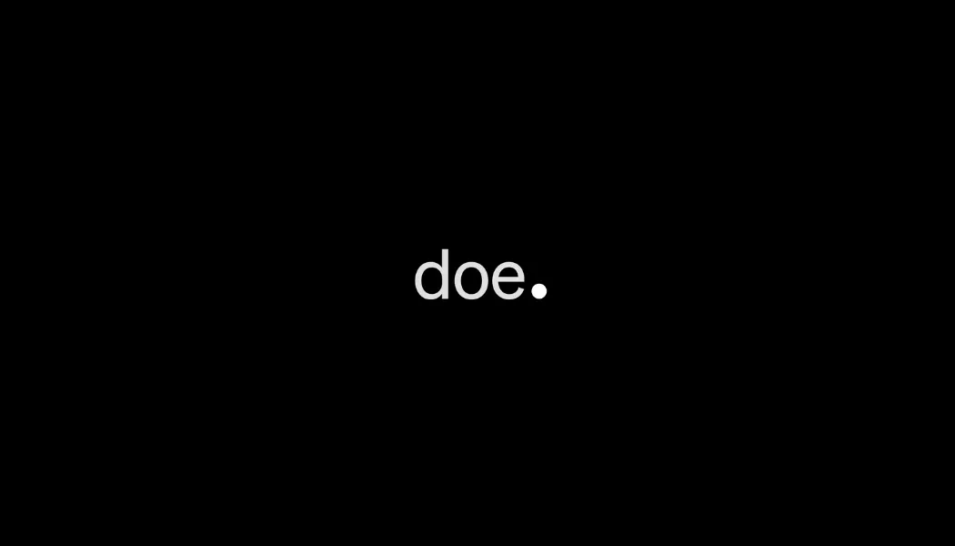 Doe brand asset featured on doe.so