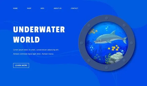 Dolphin brand asset featured on vecteezy.com