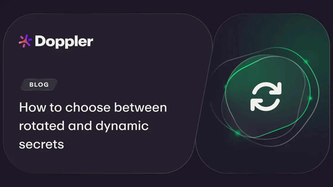 Doppler brand asset featured on doppler.com