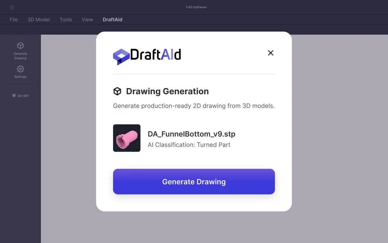 Draftaid brand asset featured on draftaid.io