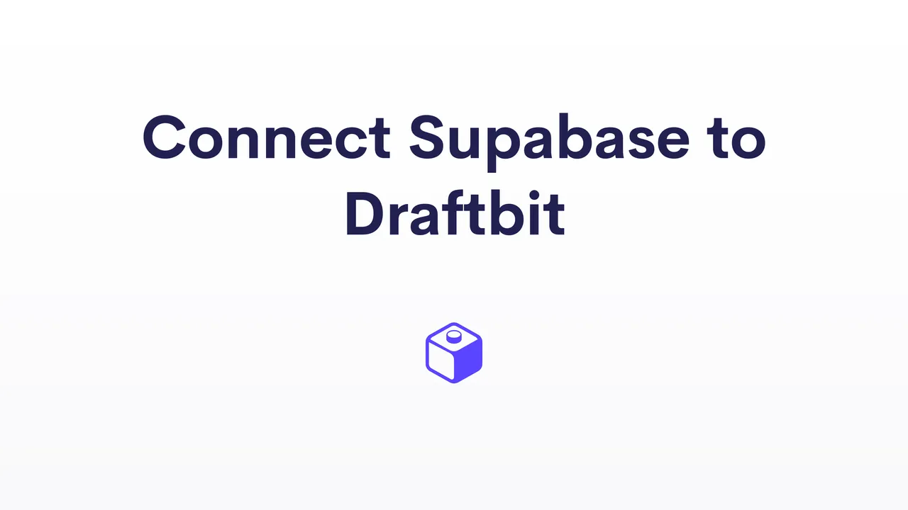 Draftbit brand asset featured on docs.draftbit.com