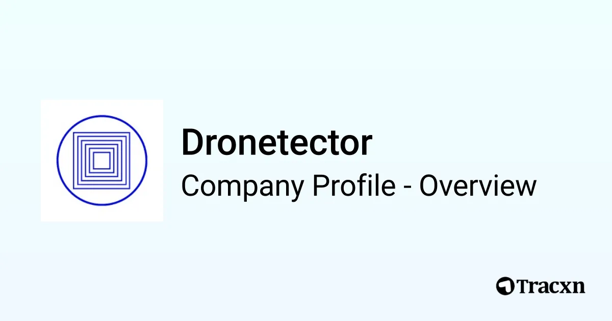 DroneTector brand asset featured on tracxn.com