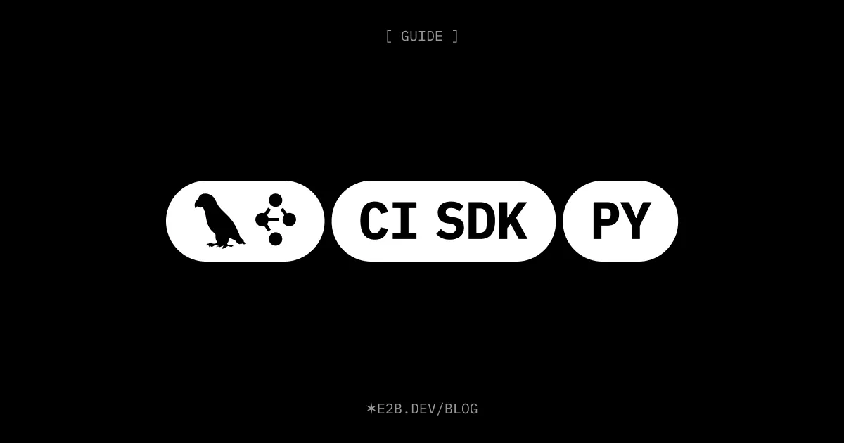 E2B brand asset featured on e2b.dev