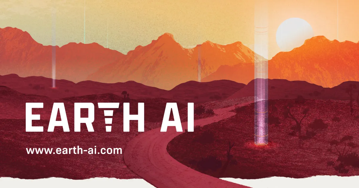 EARTH AI brand asset featured on earth-ai.com