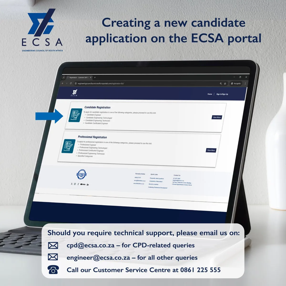 ECSA brand asset featured on x.com