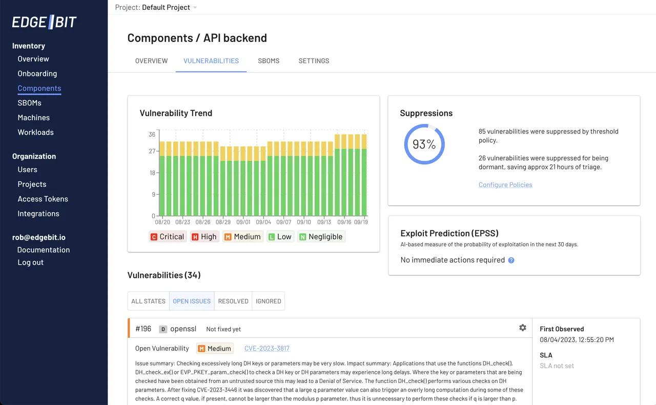 EdgeBit brand asset featured on edgebit.io