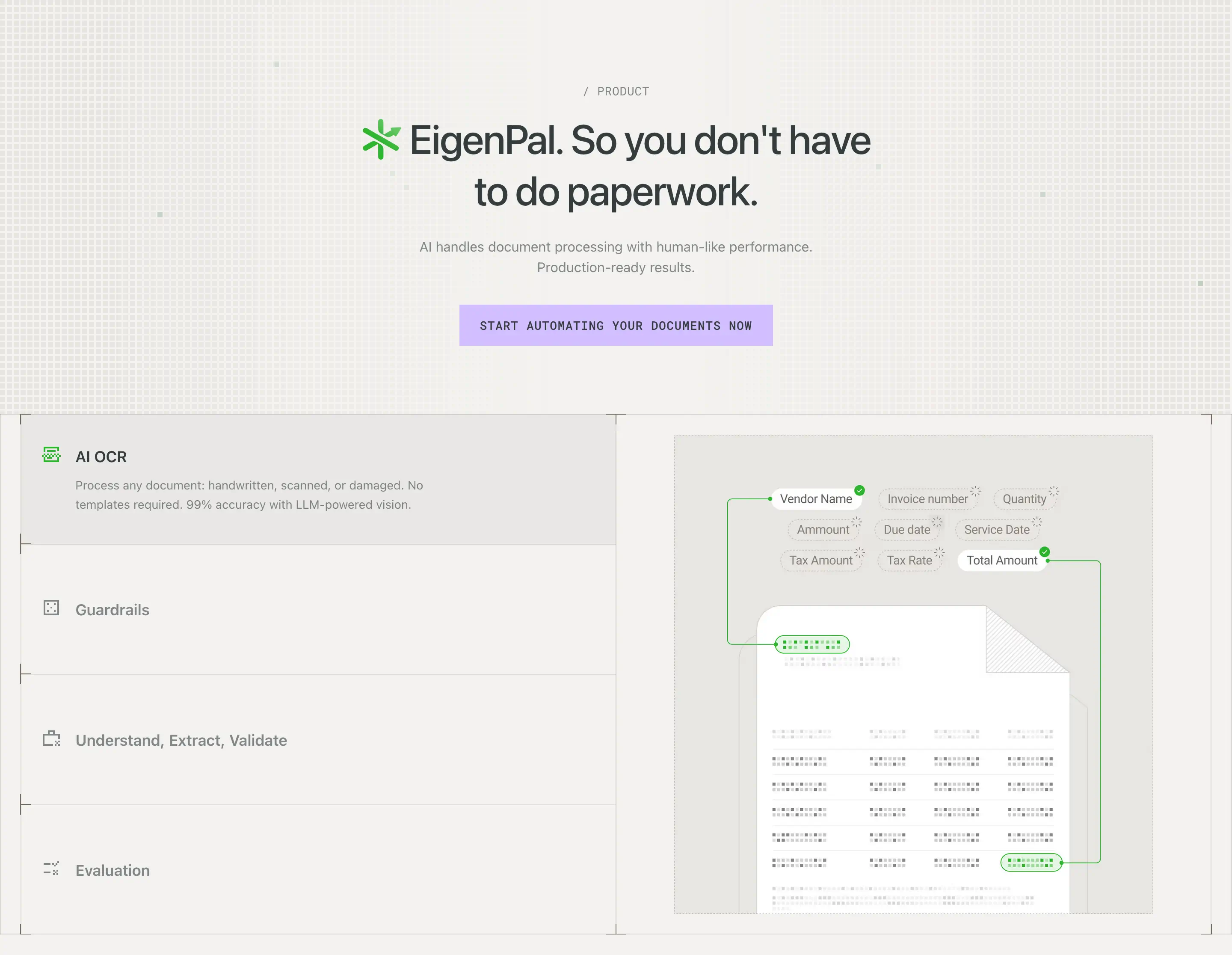 EigenPal brand asset featured on unsection.com