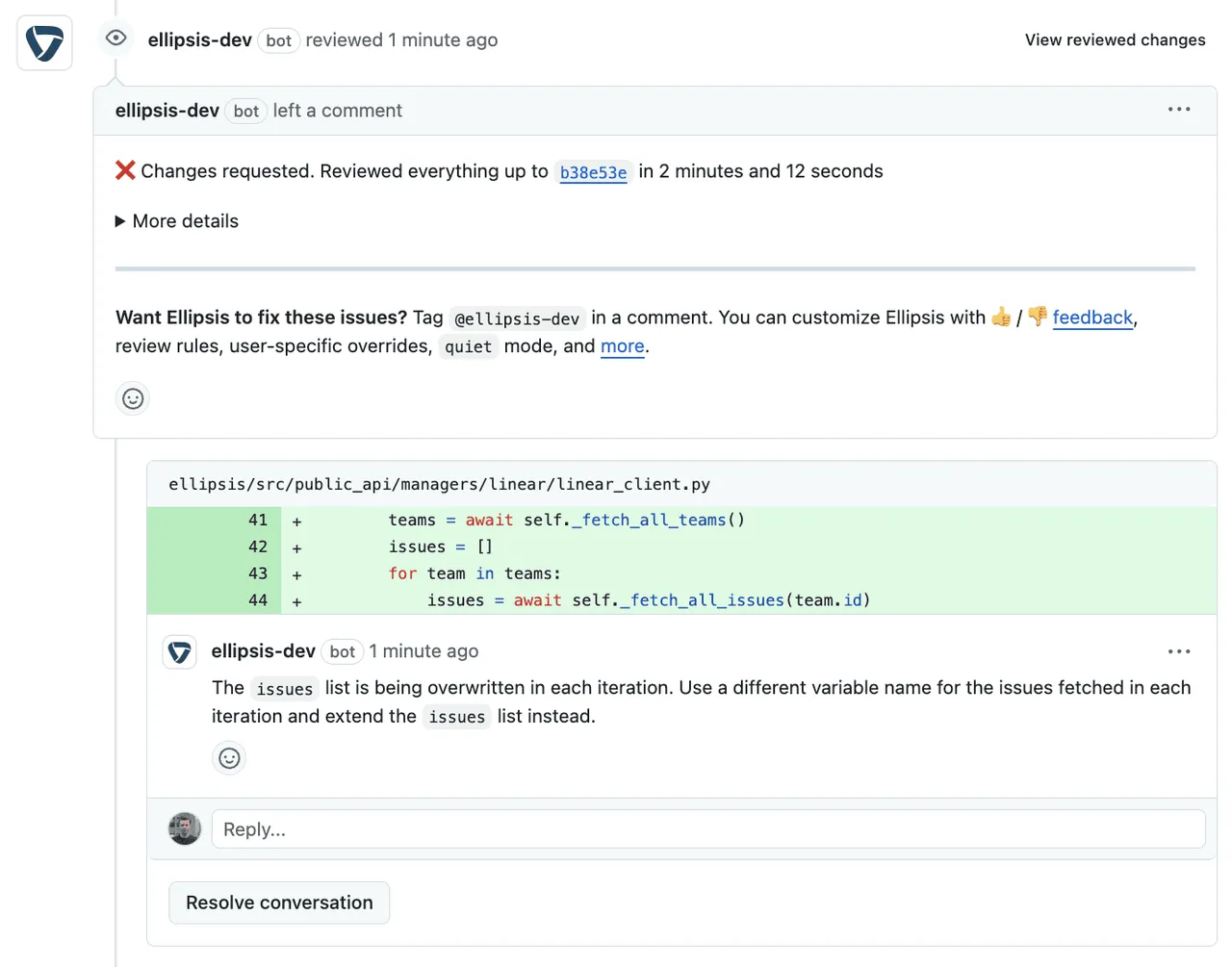 Ellipsis brand asset featured on ellipsis.dev