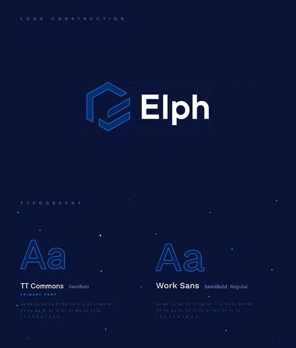 Elph brand asset featured on behance.net