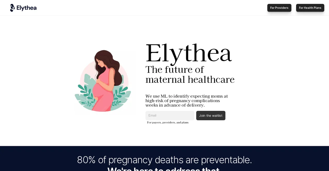 Elythea brand asset featured on theresanaiforthat.com