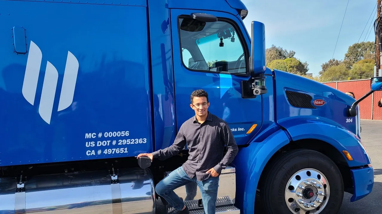 Embark Trucks brand asset featured on freightwaves.com