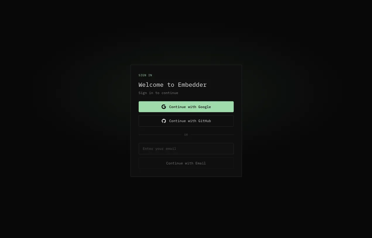 Embedder brand asset featured on embedder.com