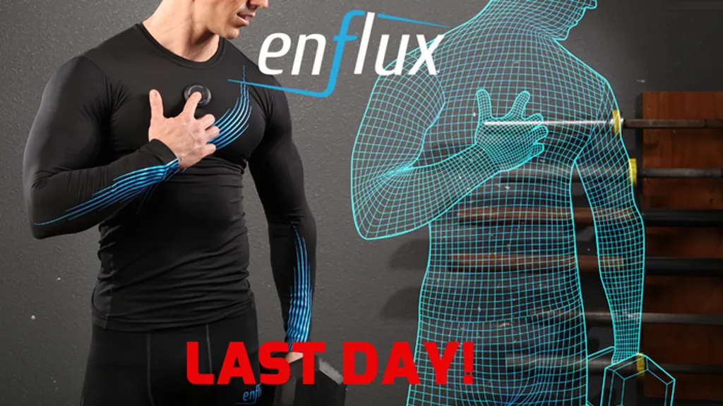 Enflux brand asset featured on kickstarter.com