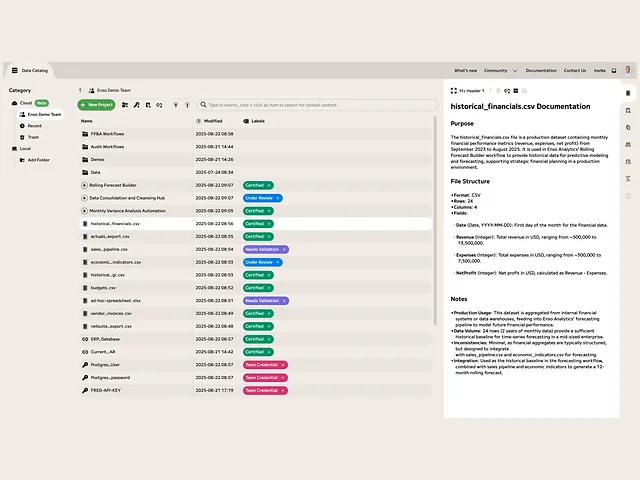 Enso brand asset featured on ensoanalytics.com