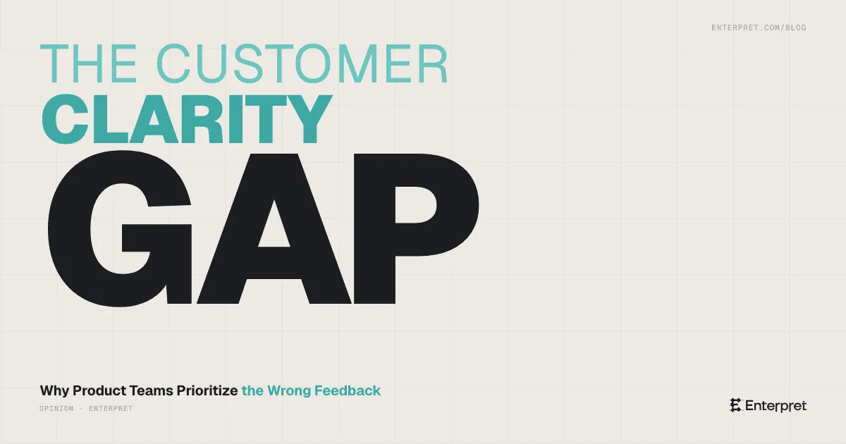 Enterpret brand asset featured on enterpret.com