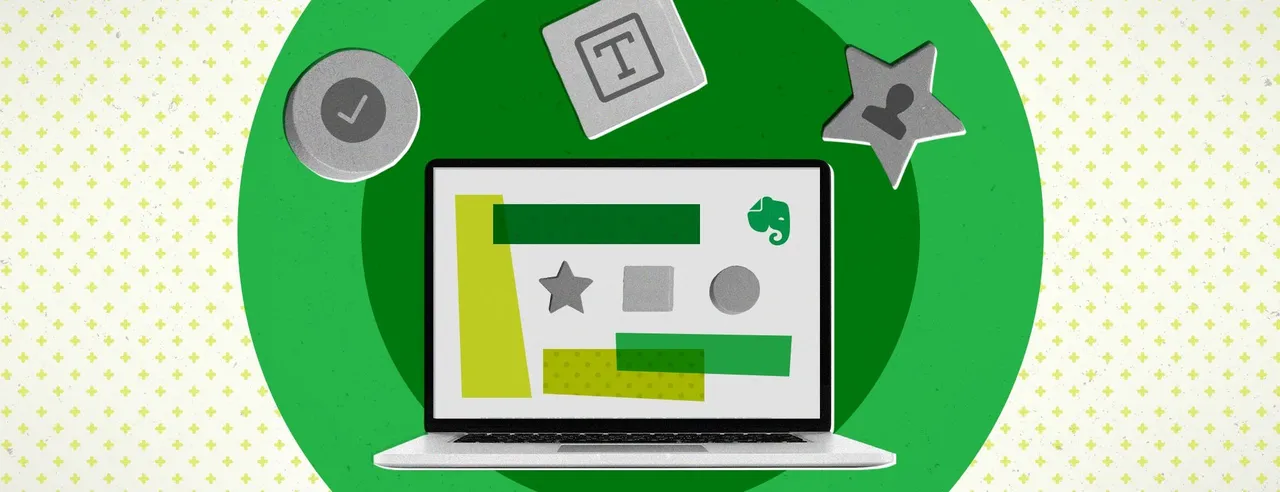 Evernote brand asset featured on evernote.com