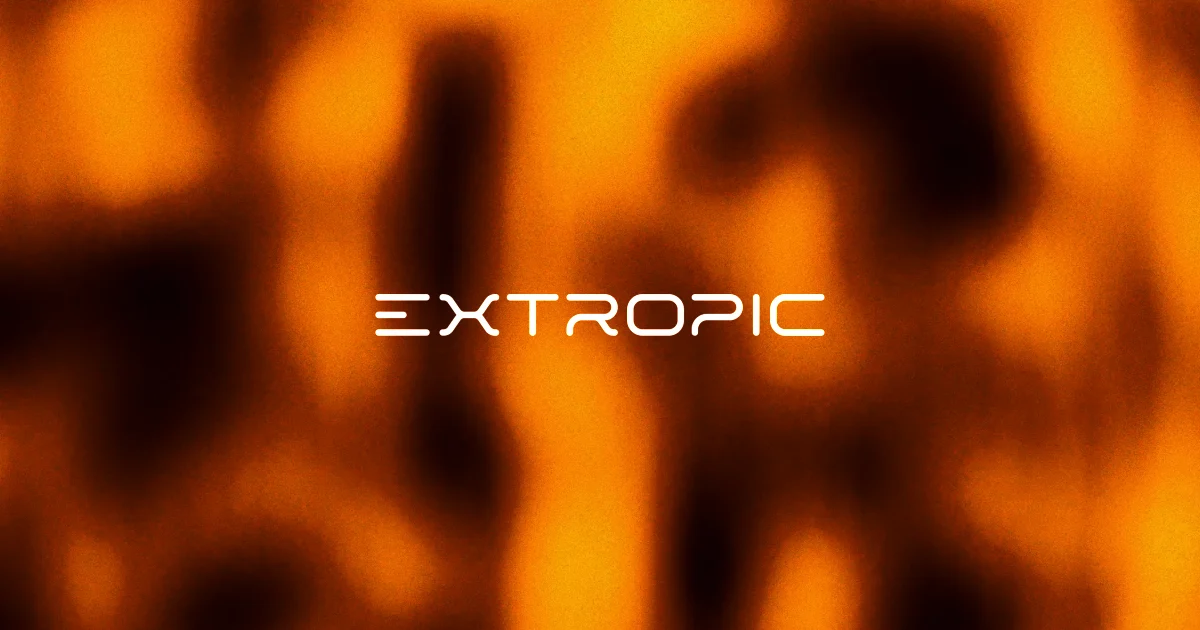 Extropic brand asset featured on extropic.ai