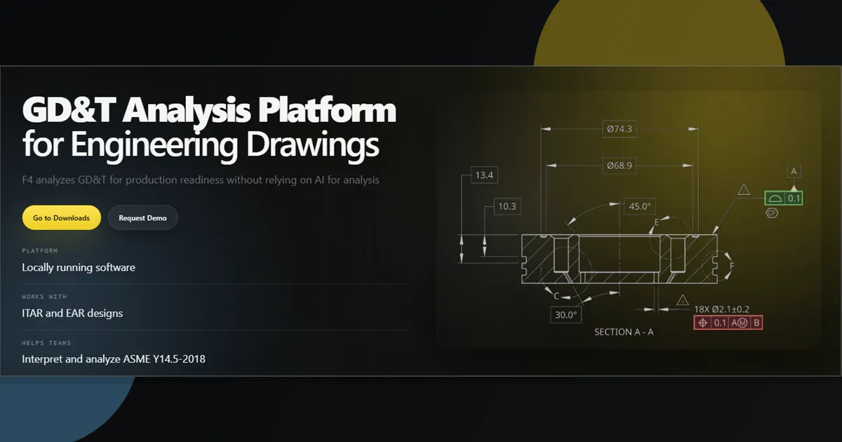 F4 brand asset featured on f4.dev