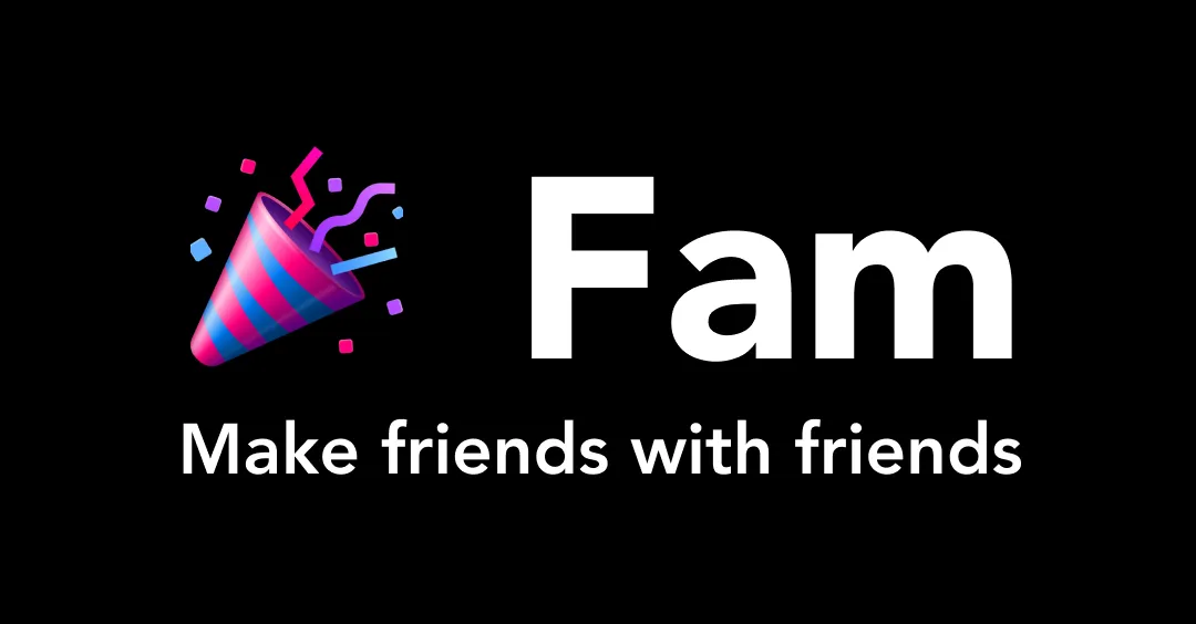 Fam brand asset featured on famapp.com