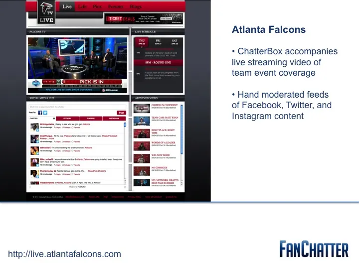 Fanchatter brand asset featured on wellfound.com