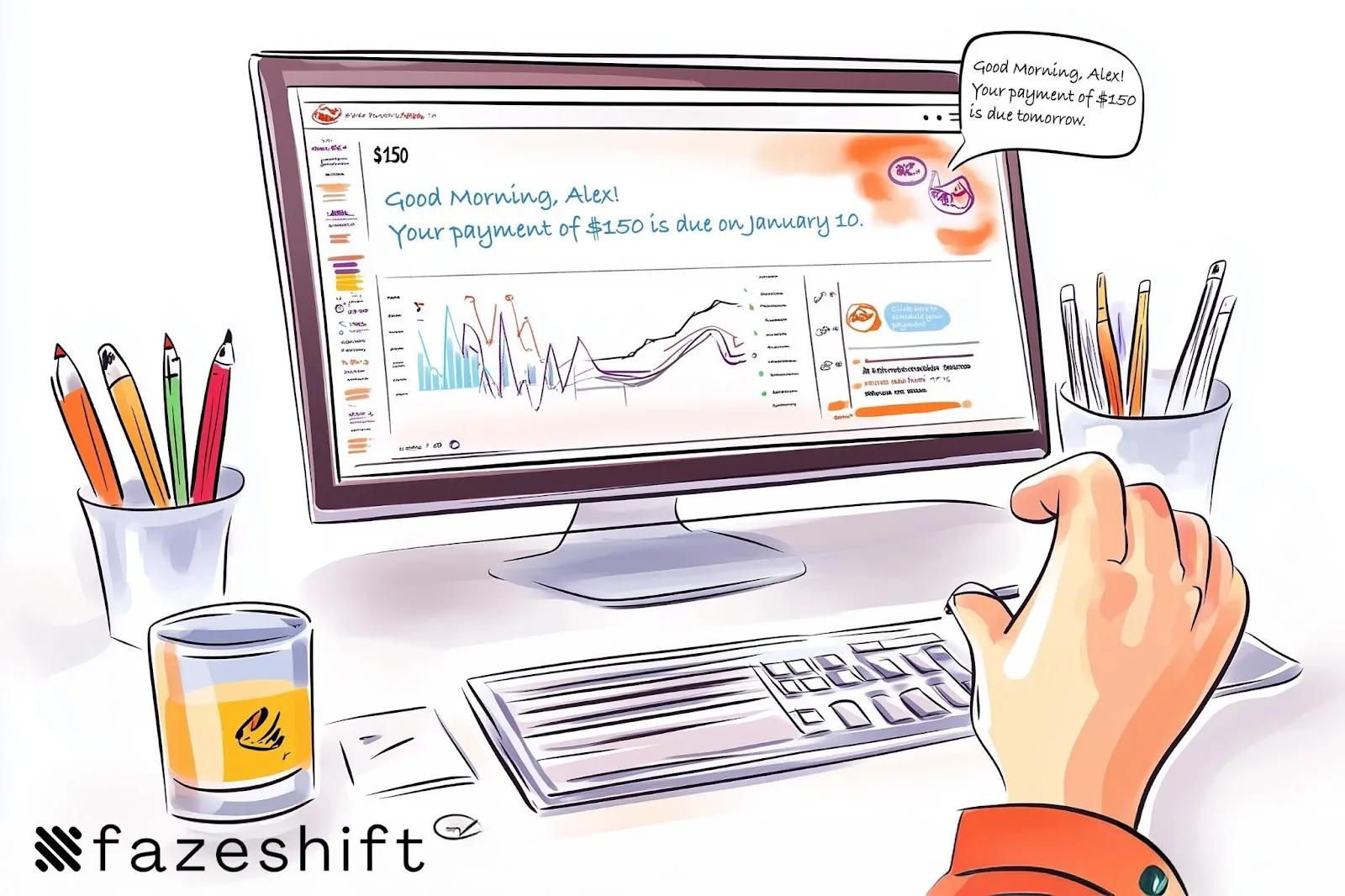 Fazeshift brand asset featured on fazeshift.com