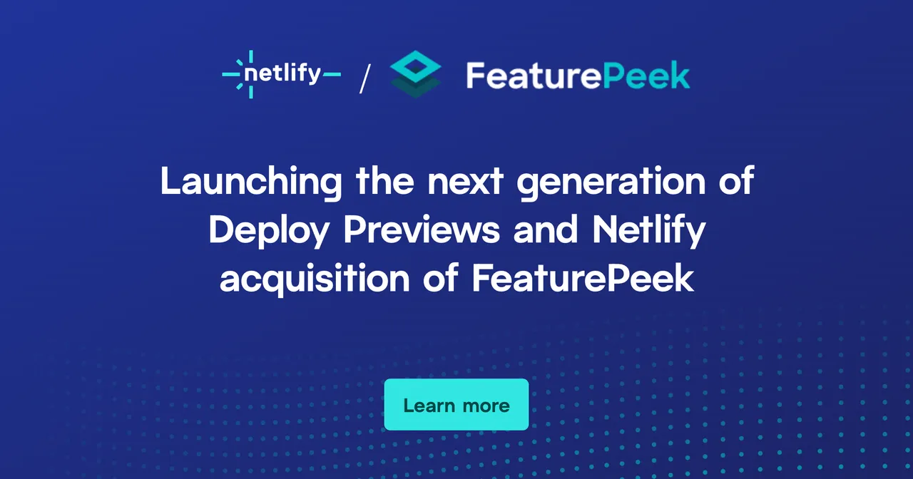 FeaturePeek brand asset featured on netlify.com