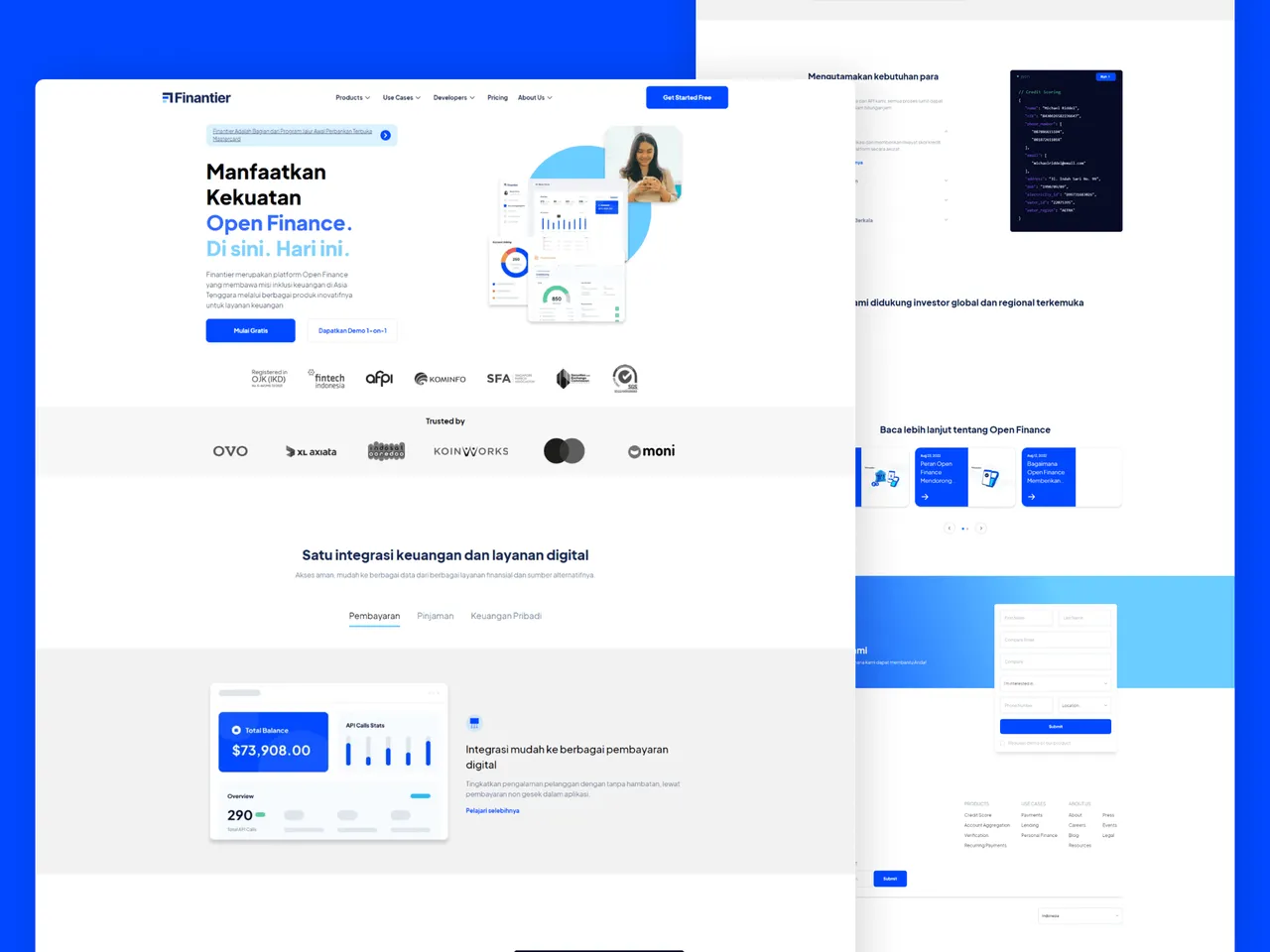 Finantier brand asset featured on hsd.co.id
