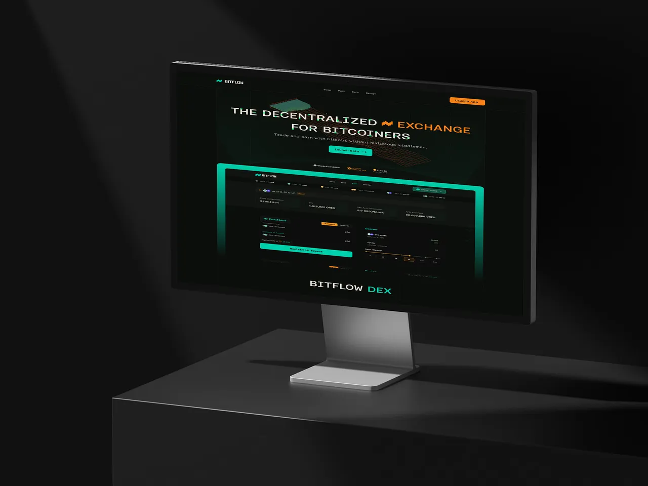 Finantier brand asset featured on dribbble.com