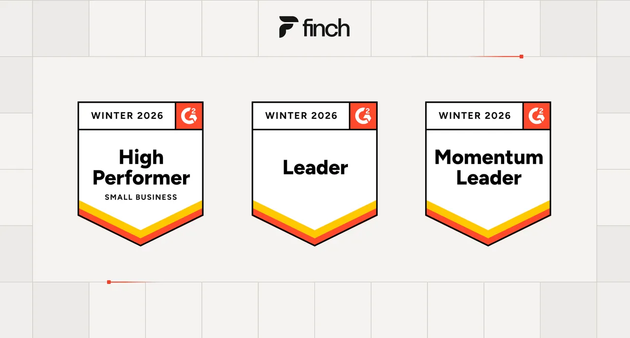 Finch brand asset featured on tryfinch.com