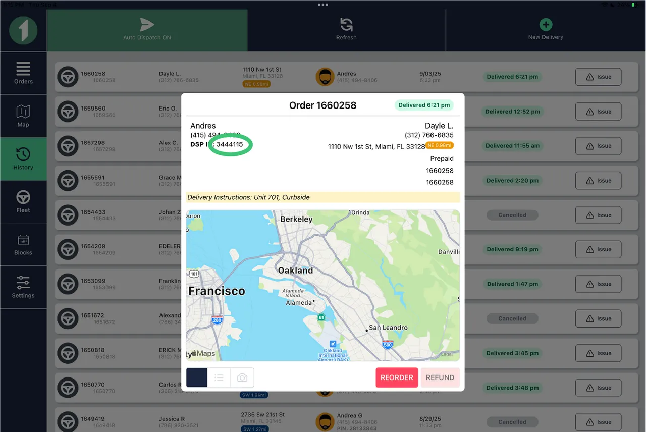 FIRST brand asset featured on help.firstdelivery.com