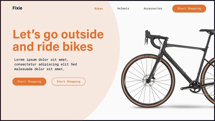 Fixie brand asset featured on dribbble.com