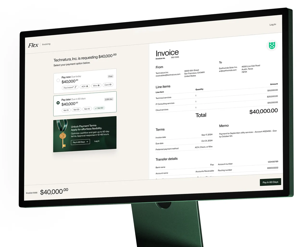 Flex brand asset featured on flex.one