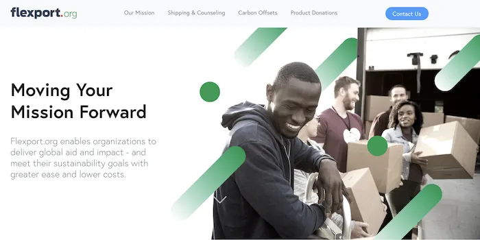 Flexport brand asset featured on flexport.com
