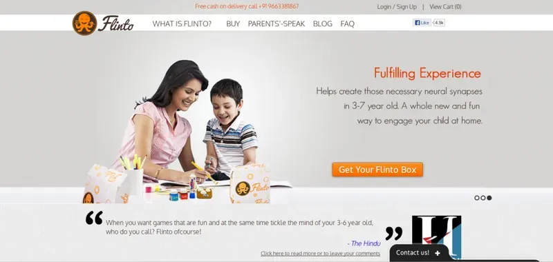 Flinto brand asset featured on yourstory.com