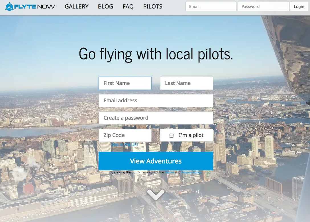 Flytenow brand asset featured on x.com
