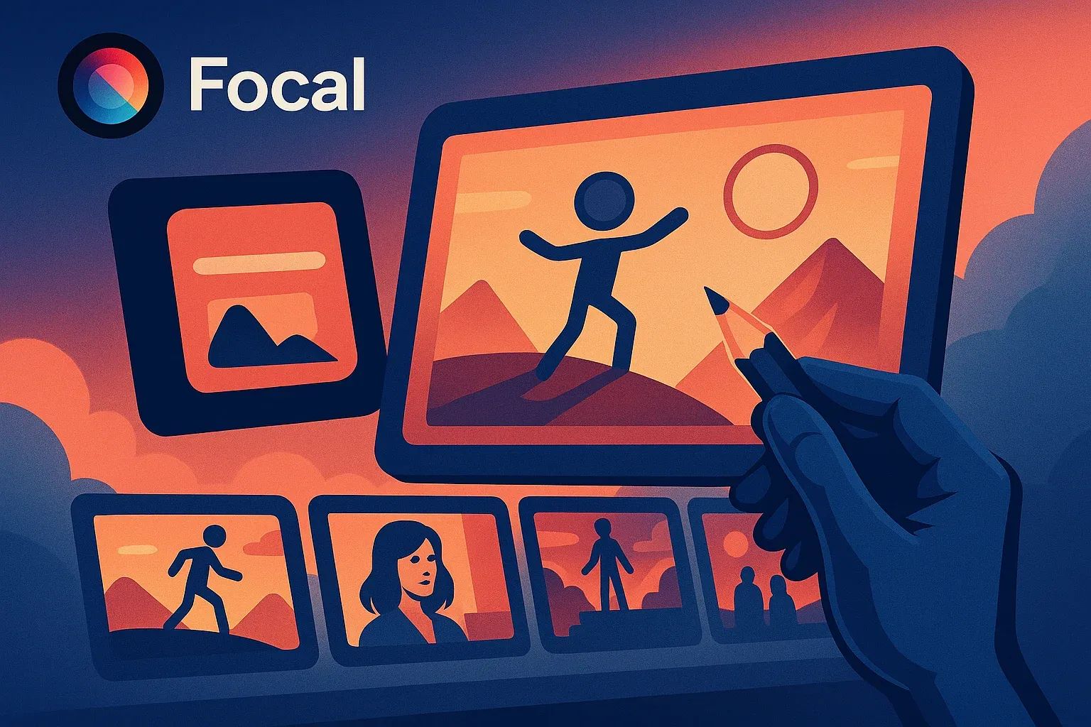 Focal brand asset featured on focalml.com