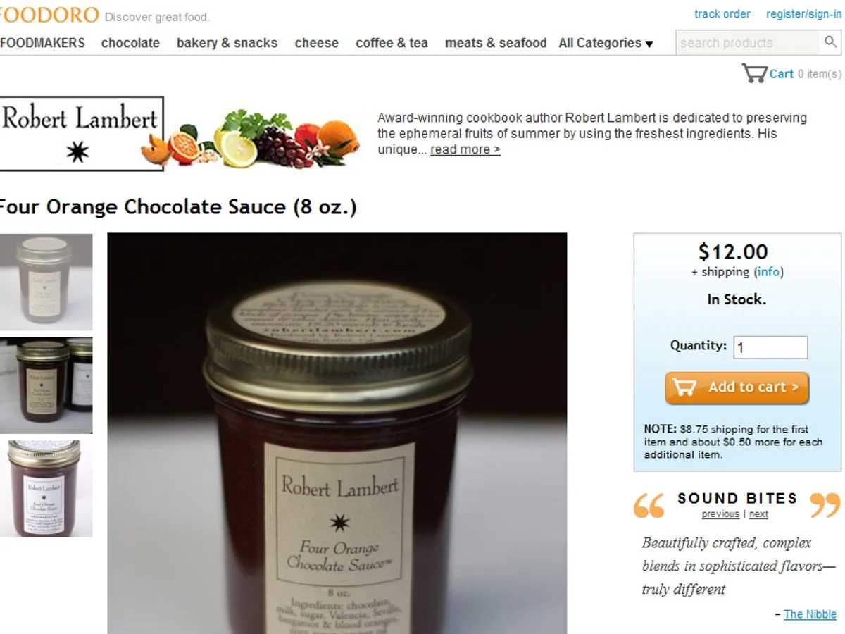 Foodoro brand asset featured on cnet.com
