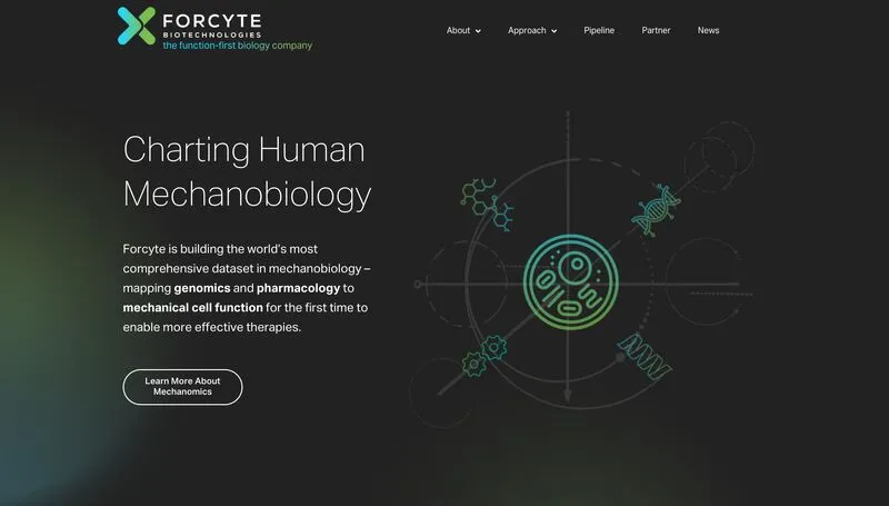 Forcyte Biotechnologies brand asset featured on linkedin.com