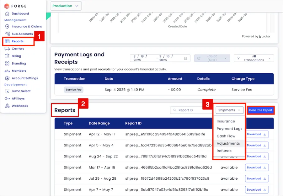 Forge brand asset featured on support.easypost.com