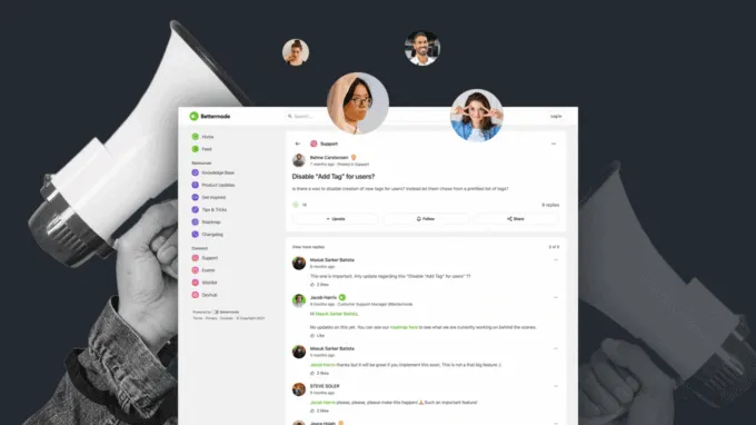 Forum brand asset featured on saaslandingpage.com