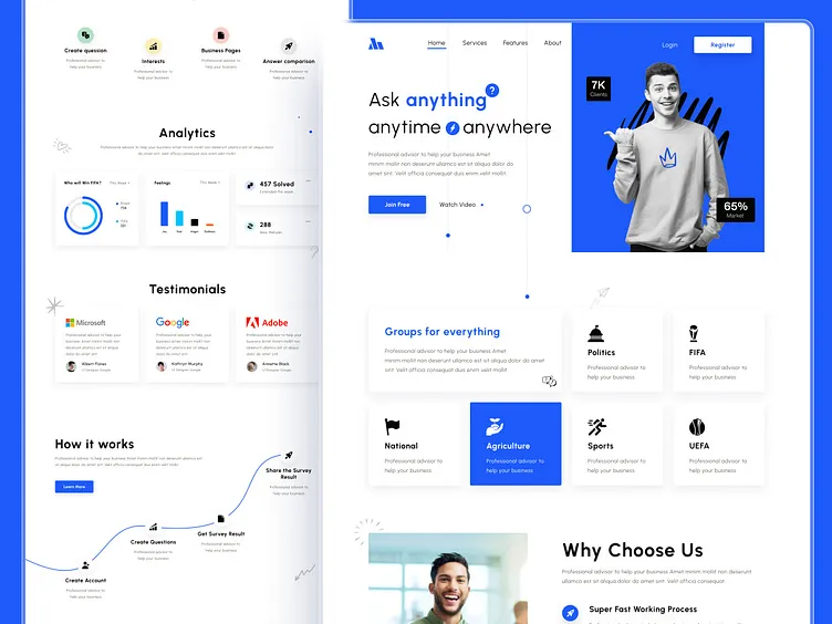 Forum brand asset featured on dribbble.com