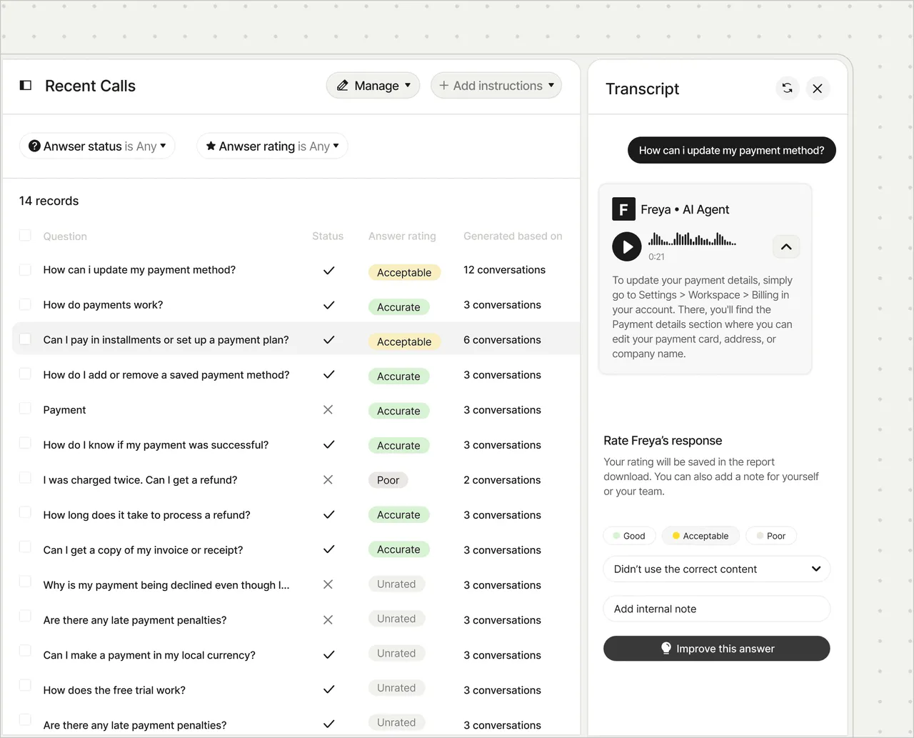 Freya brand asset featured on freyavoice.ai