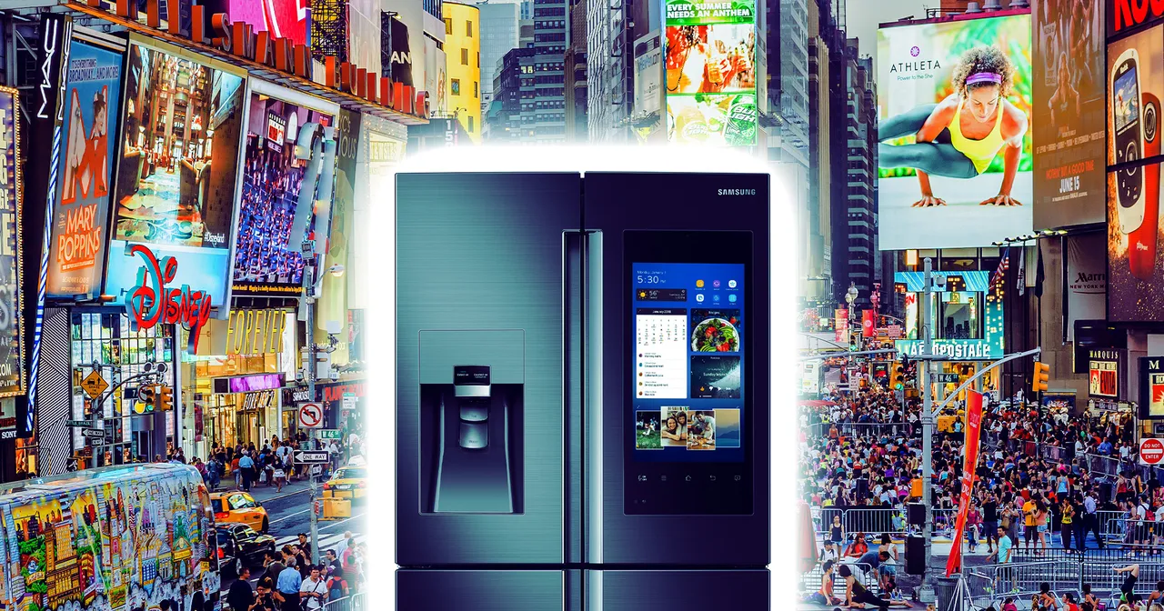 Fridge brand asset featured on futurism.com