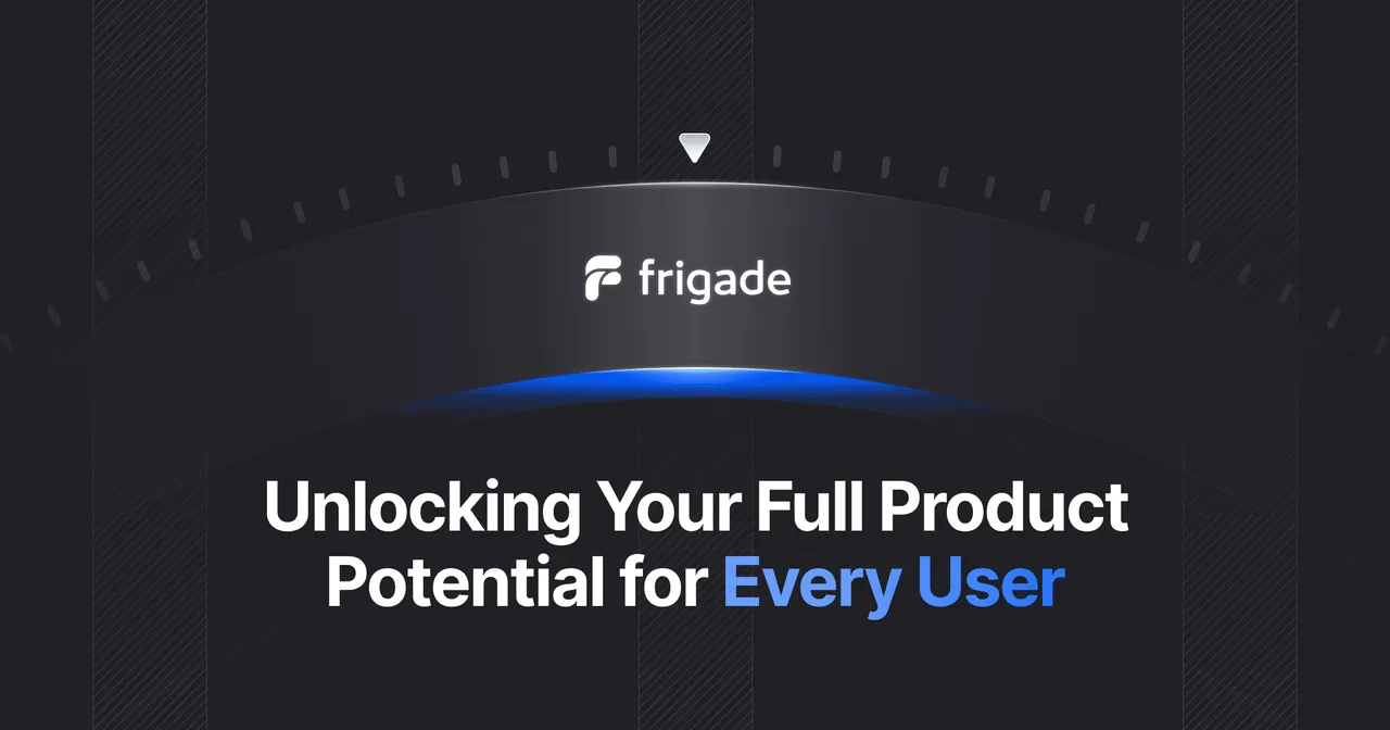 Frigade brand asset featured on frigade.com