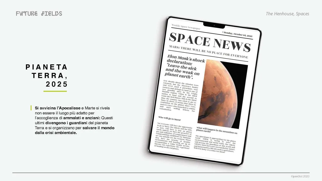 Future Fields brand asset featured on naba.it